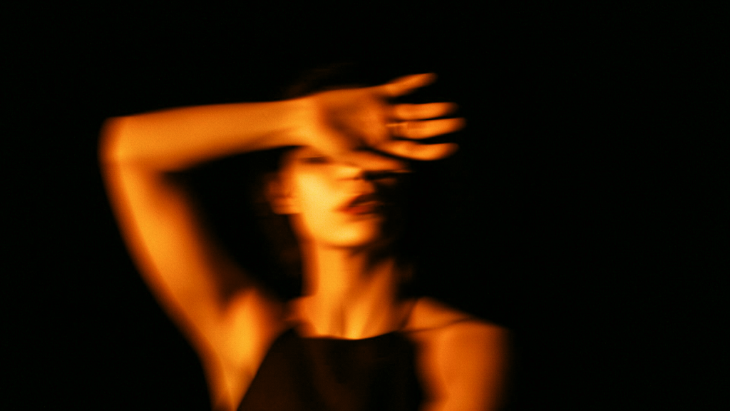 A warm motion portrait
